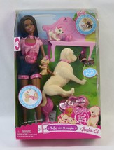 Taffy Dog &amp; Puppies, Puppy Drinks/Wets African American Barbie Doll M4216 NRFB - £27.40 GBP