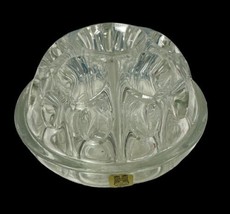 Vintage VMC Reims Large 19 Hole Clear Flower Frog MCM For Vase Floral - $21.77