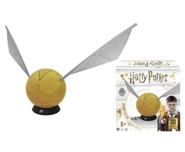 Harry Potter 6" Golden Snitch 242 Piece 3D Jigsaw Puzzle 4D Cityscape Box Damage - $21.28