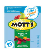 1x Box Mott&#39;s Fruit Snacks, Assorted Fruit, 0.8 oz, 90-count, Gluten Free - $35.96