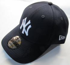 Mlb New York Yankees 9FORTY The League Navy Blue Adjustable Hat Osfm - £22.42 GBP