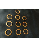 10 Exhaust Gaskets, Copper D Shape 30mm GY6 50 125 150 Chinese Scooter ATV - £2.30 GBP