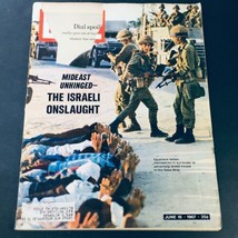 VTG Life Magazine June 16 1967 - Mideast Unhinged The Israeli Onslaught - £10.42 GBP