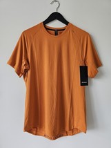 Nwt Lululemon Rins Orange License To Train Short Sleeve Top Shirt Men&#39;s Large - $62.07