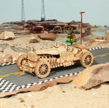 ROKR Grand Prix Car Model Kit for Adult 3D Wooden Puzzle Model Building Kit Gift - £15.54 GBP