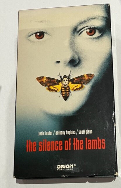 Primary image for The Silence of The Lambs VHS Tape 1990 Orion Red/Black Tape Horror