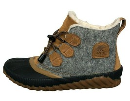 Sorel Out N About Plus Boots Waterproof NY1954-052 Gray Tan Womens Youth 4 Duck - £64.62 GBP