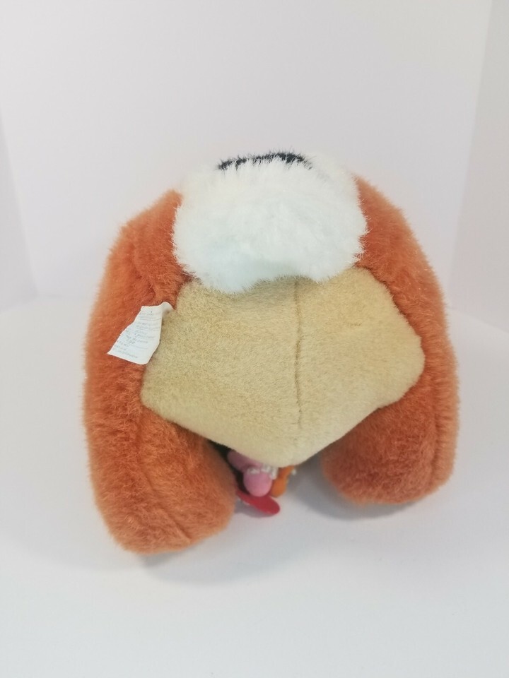 Walt Disney Bean Bag Plush Dale With Flowers Stuffed Animal Toy Sitting 9" Item image 5