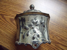 Rogers Silverplate Jewelry or Trinket Box With Hinged Lid - £55.95 GBP