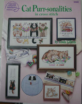 Cat Purr-sonalities in Cross Stitch 17 pg leaflet - 15 projects. - £5.49 GBP