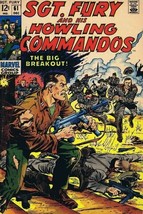 Sgt Fury #61 ORIGINAL Vintage 1968 Marvel Comics - £11.86 GBP