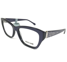 Roberto Cavalli Eyeglasses Frames Alnilam 817 080 Purple Thick Rim 54-17-140 - $102.64