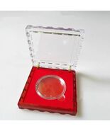 50mm coin box commemorative coin crystal gift box With Free 50mm Diamete... - $5.92 CAD