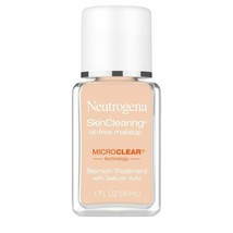 Neutrogena SkinClearing Foundation for Acne, Nude, 1 fl. oz.. - £23.73 GBP