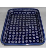 Boleslawiec POLISH POTTERY Medium 6 CUP RECTANGULAR BAKER - $75.96 CAD