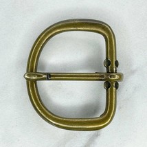 Bronze Tone Rounded Simple Basic Belt Buckle - £5.46 GBP