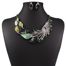 Peacock Design Necklace - £17.42 GBP
