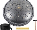 Steel Tongue Drum - 12 Inches 13 Notes - Steel Drum- Hand Pan Drum With ... - $104.49