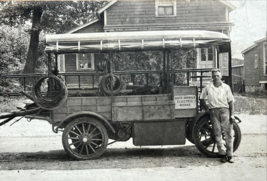 South Norwalk Connecticut Electric Truck Automobile Antique Photograph - £142.82 GBP