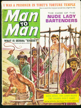 Man To Man 1962 JAN-MONGOLS Trap Babe In Cage On COVER-VAMPIRE ISSUE-RARE!!! Vg - £80.11 GBP