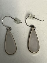 ATI Thailand Sterling Mother Of Pearl 1 Inch Teardrop Dangle Earrings - $19.75