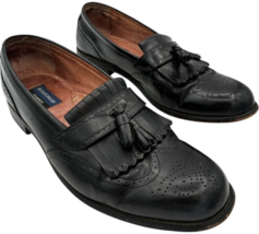 Bostonian Classics 20370 First Flex Black Leather Tassel Wing Tip Loafer... - $22.02