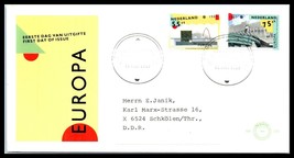 1987 Netherlands Fdc Cover - Europa Stamps - Modern Architecture, Gravenhage D14 - £2.37 GBP