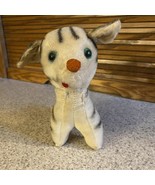 Vintage Jestia Plush White Tiger Cat No. 825 Made in Japan - $14.24