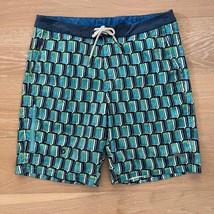 Tommy Bahama Relax Men&#39;s Swim Trunks Blue Green sz 32 - $553.50 MXN