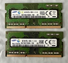 Lot Of 2 Samsung M471B5173QH0-YK0 4GB PC3L-12800S DDR3 1600MHz Laptop Ra... - $13.54