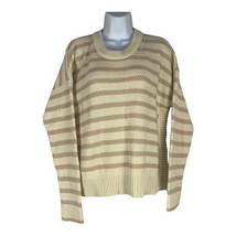 Madewell Women&#39;s Striped Pickford Pullover Crewneck Sweater Size Medium - £30.72 GBP