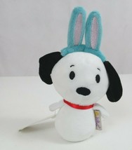 NWT Hallmark Itty Bittys Peanuts Easter Snoopy Blue Bunny Ears 4.5&quot; Plush - £10.07 GBP