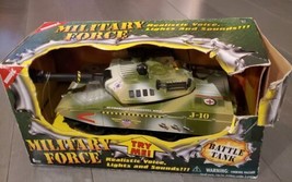 1998 Buddy L Military Force Battle Tank Vehicle New In Box, Voice Lights & Sound - $28.04
