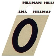 Hillman 840522 1.25 Inches Letter O Angle Cut Self Adhesive Sign, Gold and Black - $17.03