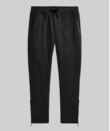 Polo Ralph Lauren Jersey Jogger Mens XL Dk Granite Hthr Herringbone Doub... - $98.99