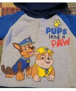 Nickelodeon ~ Paw Patrol ~ 3-6 Month Hooded Sweatshirt ~ Chase ~ Rubble - $14.96