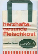 G &amp; W Deutz Colorful Carry Bag with Handles Hearty Healthy Meat  - £21.90 GBP
