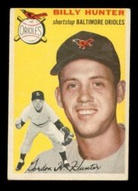 Vintage 1954 Baseball Card TOPPS #48 BILLY HUNTER Shortstop Baltimore Or... - $9.84