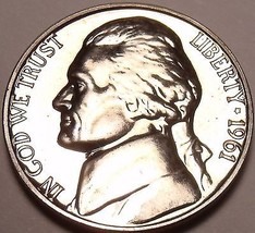 Awesome Proof 1961 Jefferson Nickel~See All Our Jeffersons - £3.69 GBP
