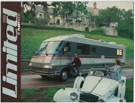 Vtg 1988 Fleetwood Limited RV Sales Brochure Catalog Camper Motor Home 3... - $12.99