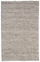 8' X 11' Gray and Ivory Wool Tribal Hand Woven Area Rug - $2,269.03 CAD