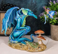 Amy Brown Strange Encounter Blue Dragon With Toadstool Pixie Fairy Figurine-
... - £64.13 GBP