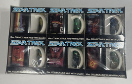 Star Trek Collectible Mug Gift Movie Lot Of 6 X 10oz Mugs W/Candy NEW SEALED - $29.30