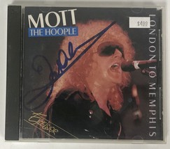 Ian Hunter Signed Autographed &quot;Mott the Hoople&quot; CD Compact Disc - COA Card - £23.66 GBP