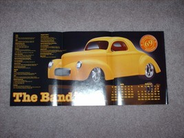 2002 Summit Racing &quot;The Bandit&quot; 1941 Willys Hot Rod 2 month Calendar/Poster - $9.50
