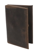 Vagarant Traveler Cowhide Leather Folding Credit Card Cash Holder B25DB - £11.95 GBP