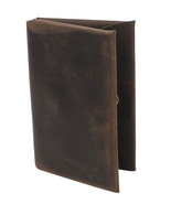 Vagarant Traveler Cowhide Leather Folding Credit Card Cash Holder B25DB - £11.21 GBP