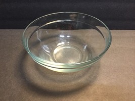 Vintage Small Mixing Bowl Dish Clear Glass 6-1/2&quot; - £2.28 GBP