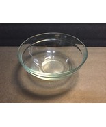 Vintage Small Mixing Bowl Dish Clear Glass 6-1/2&quot; - £2.29 GBP