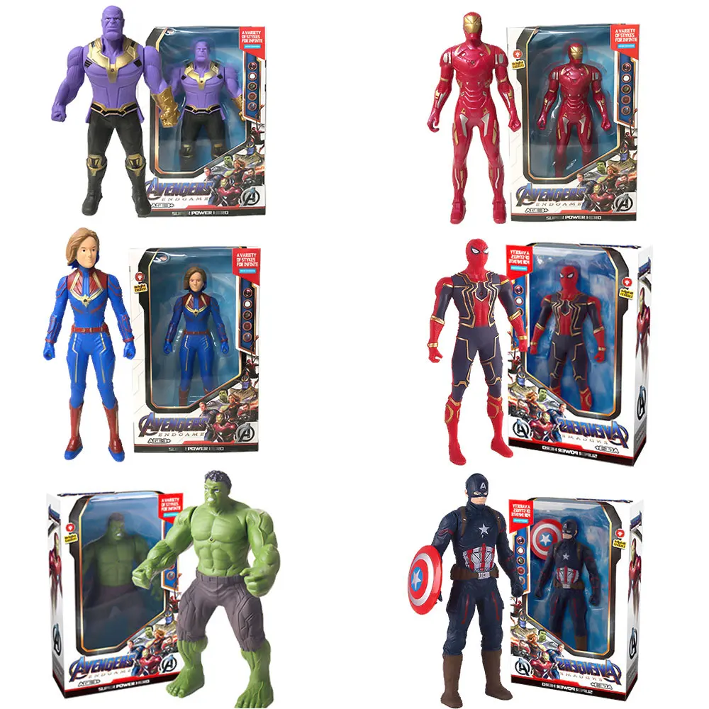2024 Marvel Spiderman Hulk Ironman Anime Action Figure Toy Christmas Gif... - $12.10+